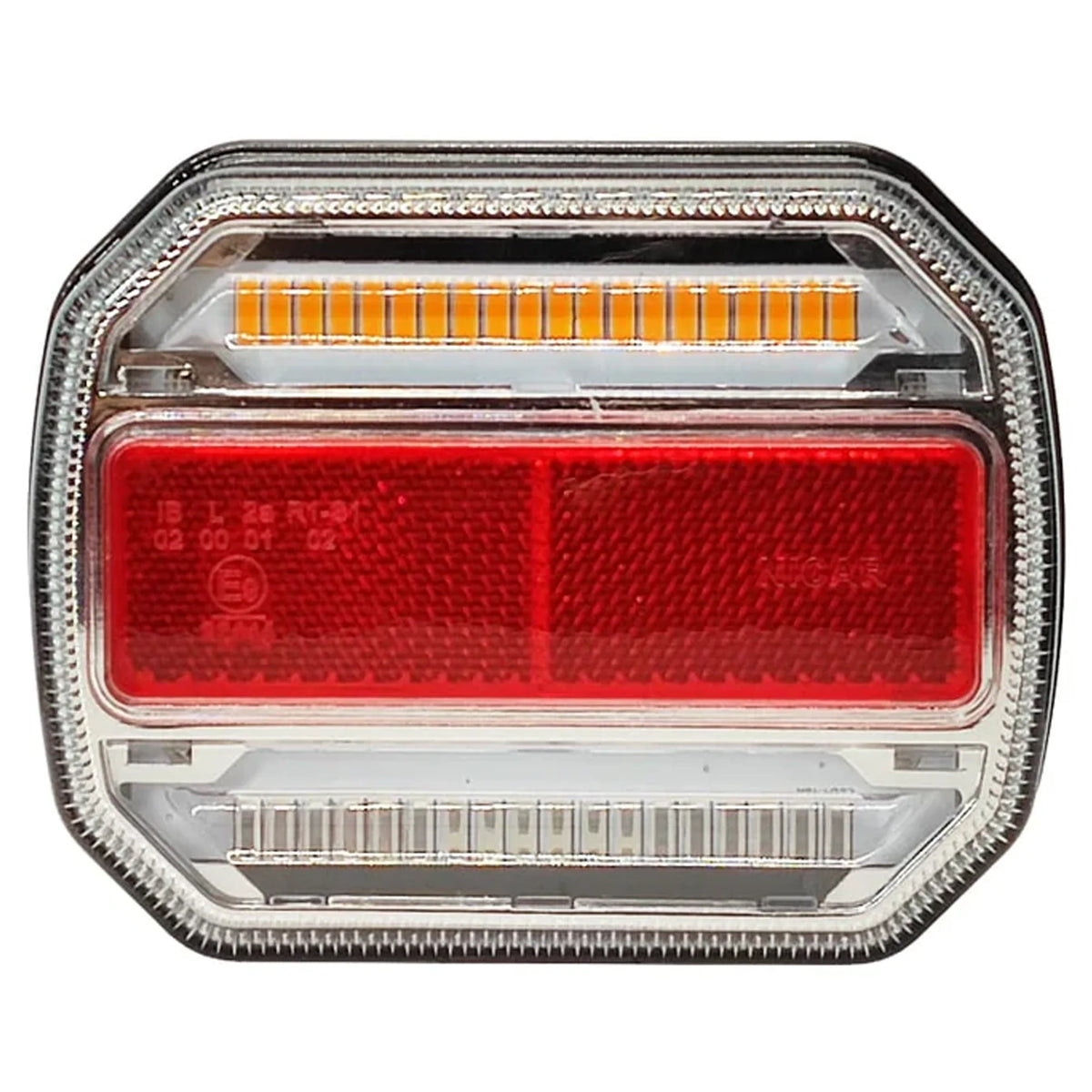 Lampă LED cu 4 funcții prismă octogonală 12V/24V