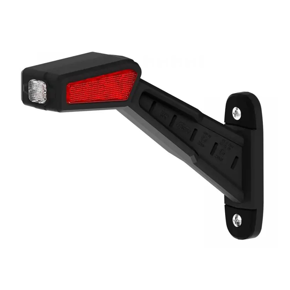 Lampă de cauciuc de semnalizare a lățimii dreptunghiulară mare cu LED-uri