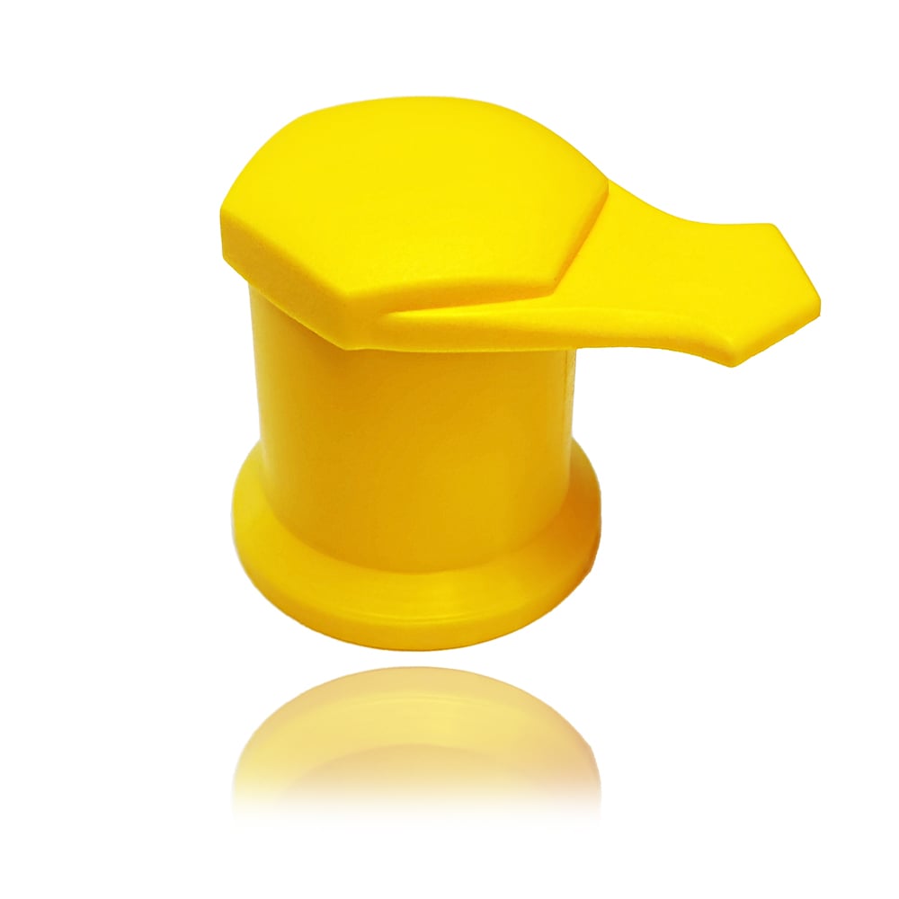 Capac indicator de slăbire a piuliței roții, plastic galben
