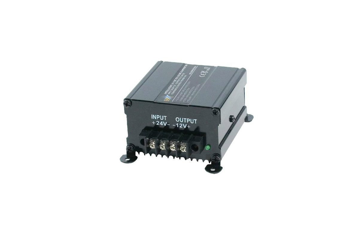 Convertor 24V 12V 10A cu comutator în regim de funcționare