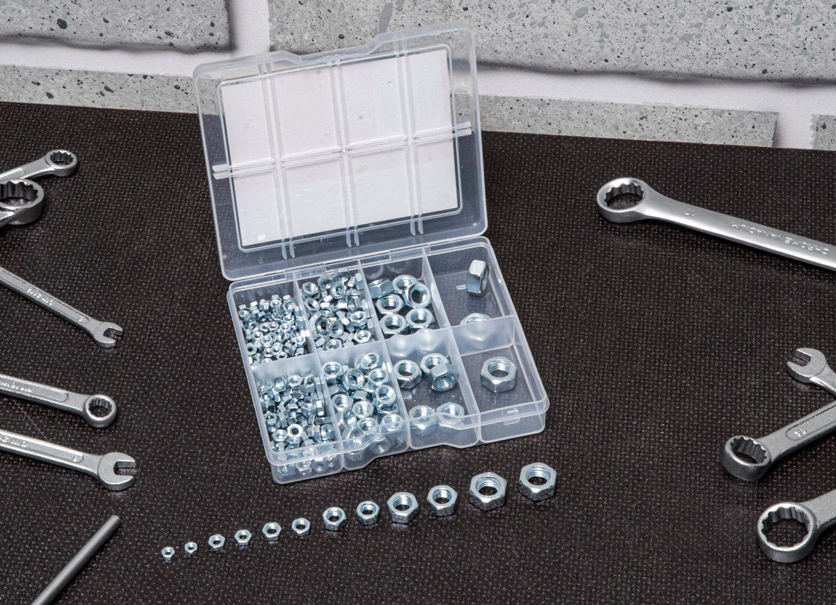 Set de șuruburi de piulițe 270 PC -uri OS Black and Decker