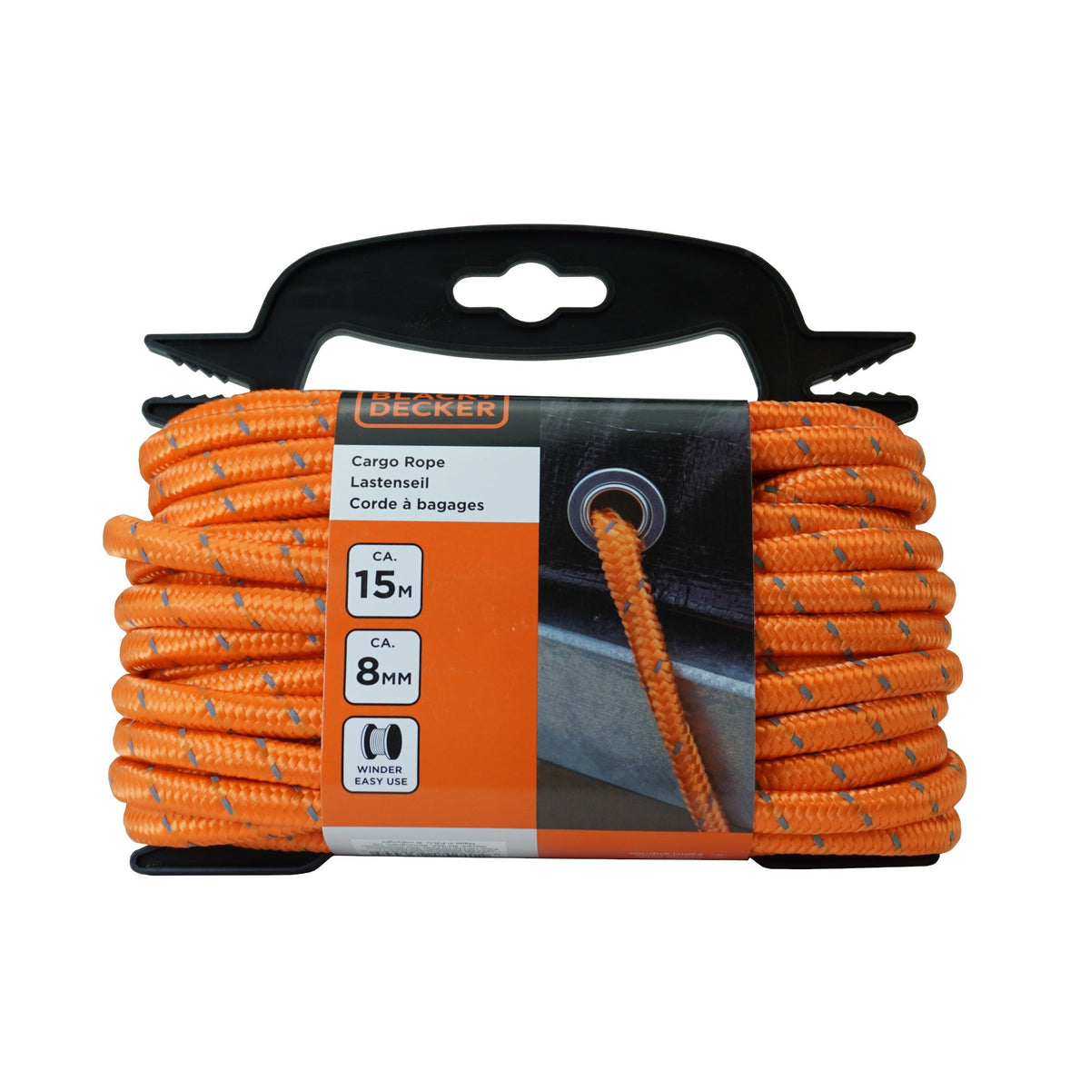 Frânghie pentru bărci cu diametrul de 8 mm, lungime de 15 m