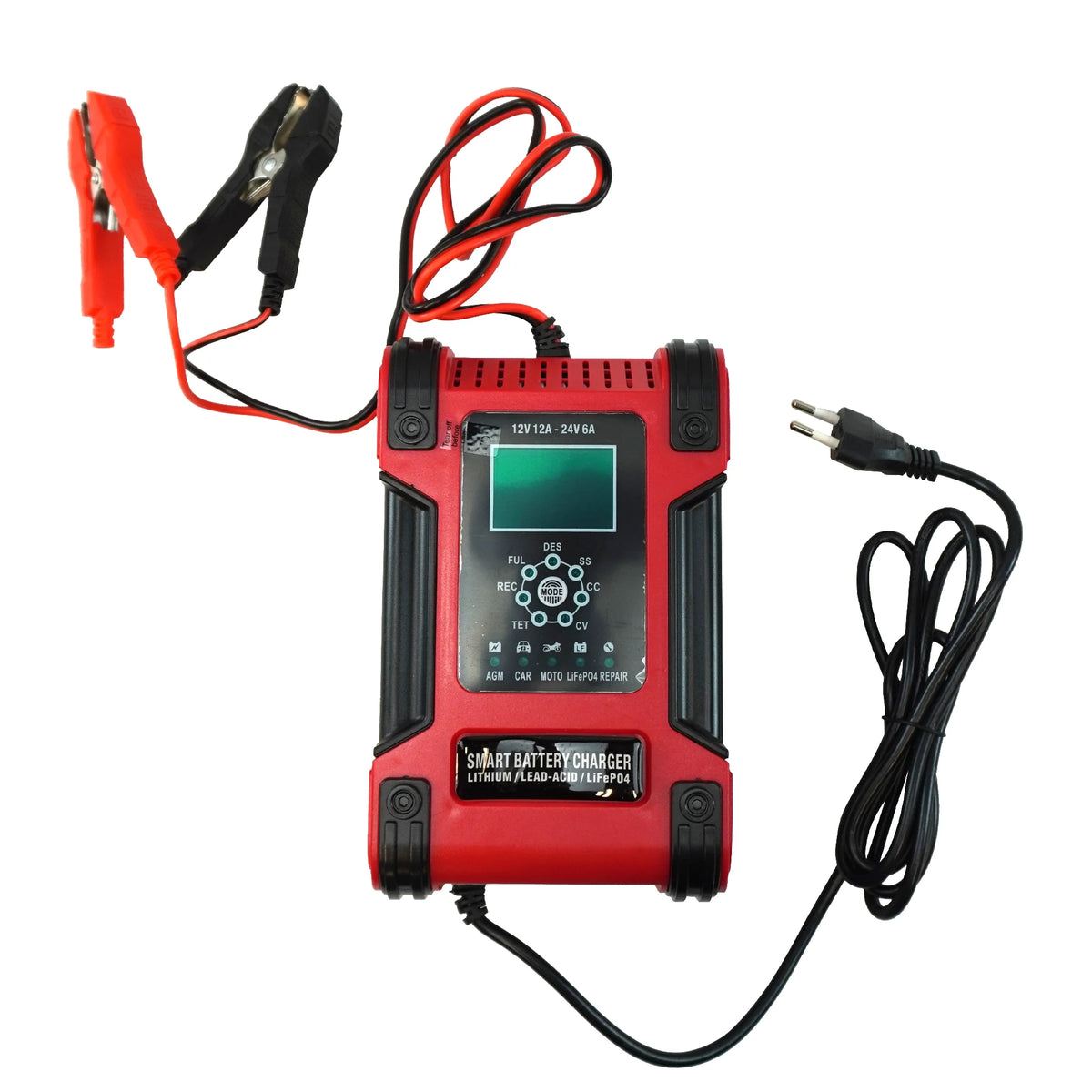 Încărcător inteligent de acumulator 12/24V 12A