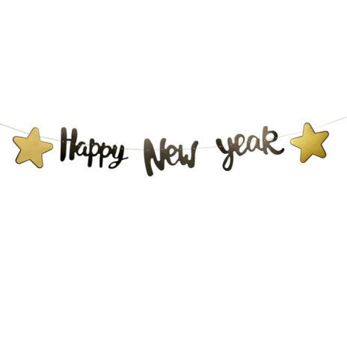 Decorațiuni de petrecere agățabile cu inscripția Happy New Year