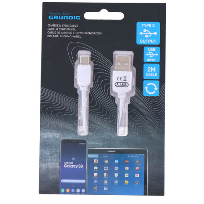 Sincronizarea USB și încărcarea cablului C PVC Grung