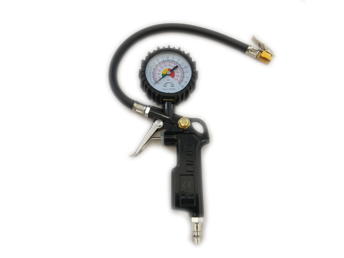 Manometru pneumatic pentru anvelope, până la 12 bari
