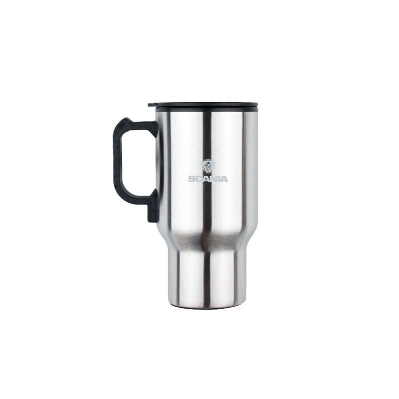 Cana termos pentru mașină cu încălzire la brichetă 450 ml