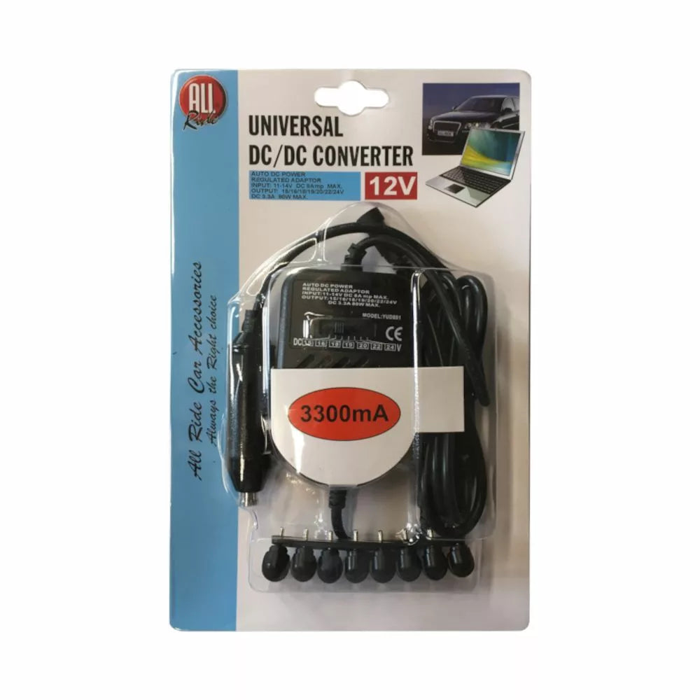 Încărcător universal pentru laptop auto 12V 3300mA