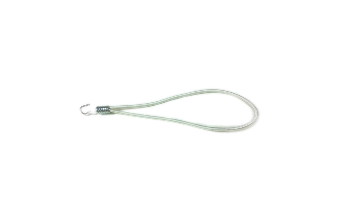 Coardă elastică pentru tensionarea prelata cu cârlig alb 30cm