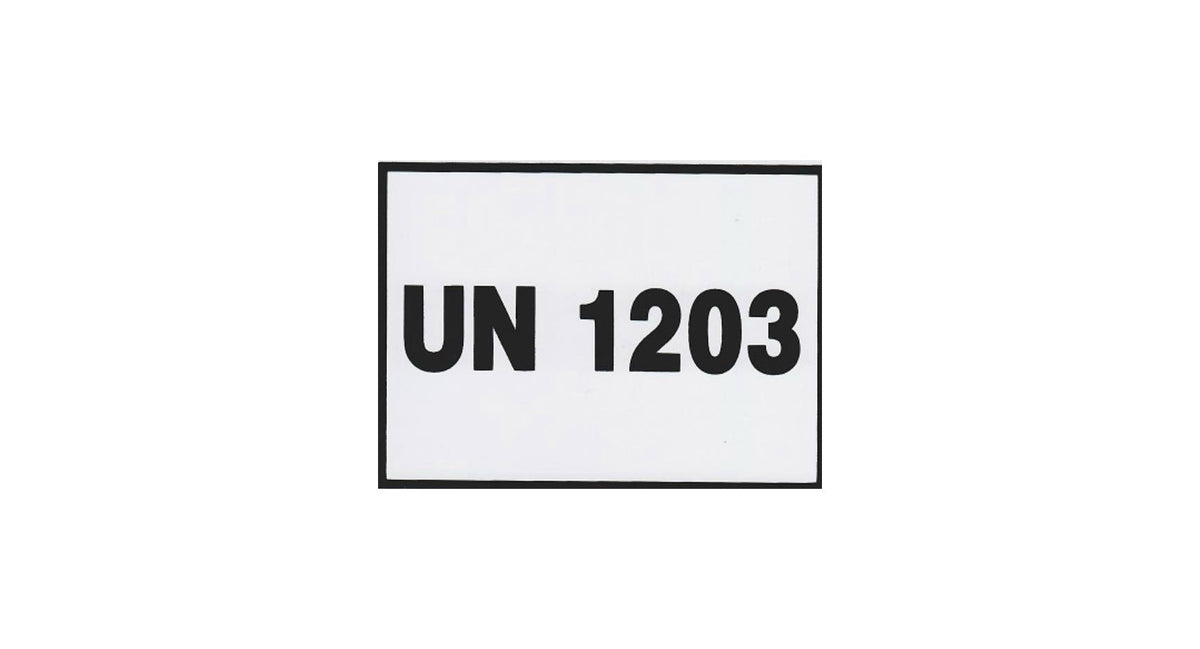 Etichetă ADR UN1203 (benzină) 7,5-10cm
