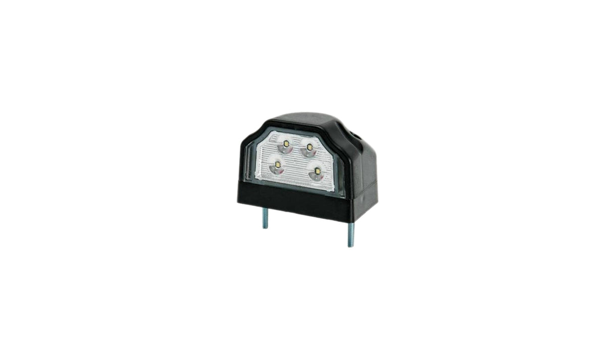 Lampă număr mare negru cu 4 LED-uri
