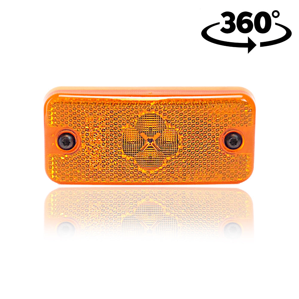 Lampa de poziție prismă galbenă cu LED pentru Iveco Vignal