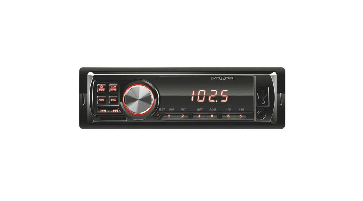 Radio auto și MP3 player (BT, MP3, FM, USB, SD, AUX) albastru