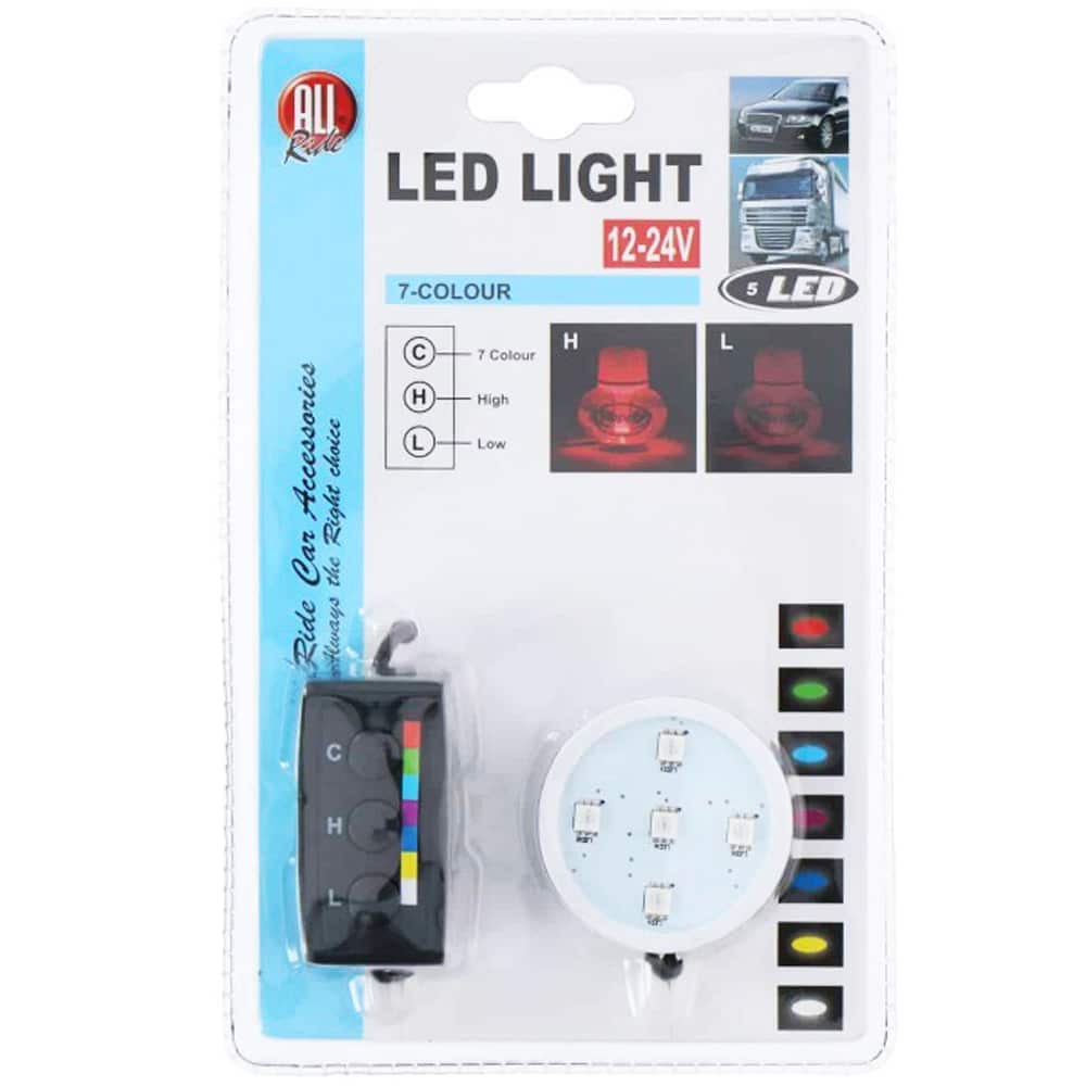 Odorizant auto cu bază iluminată care își schimbă culoarea