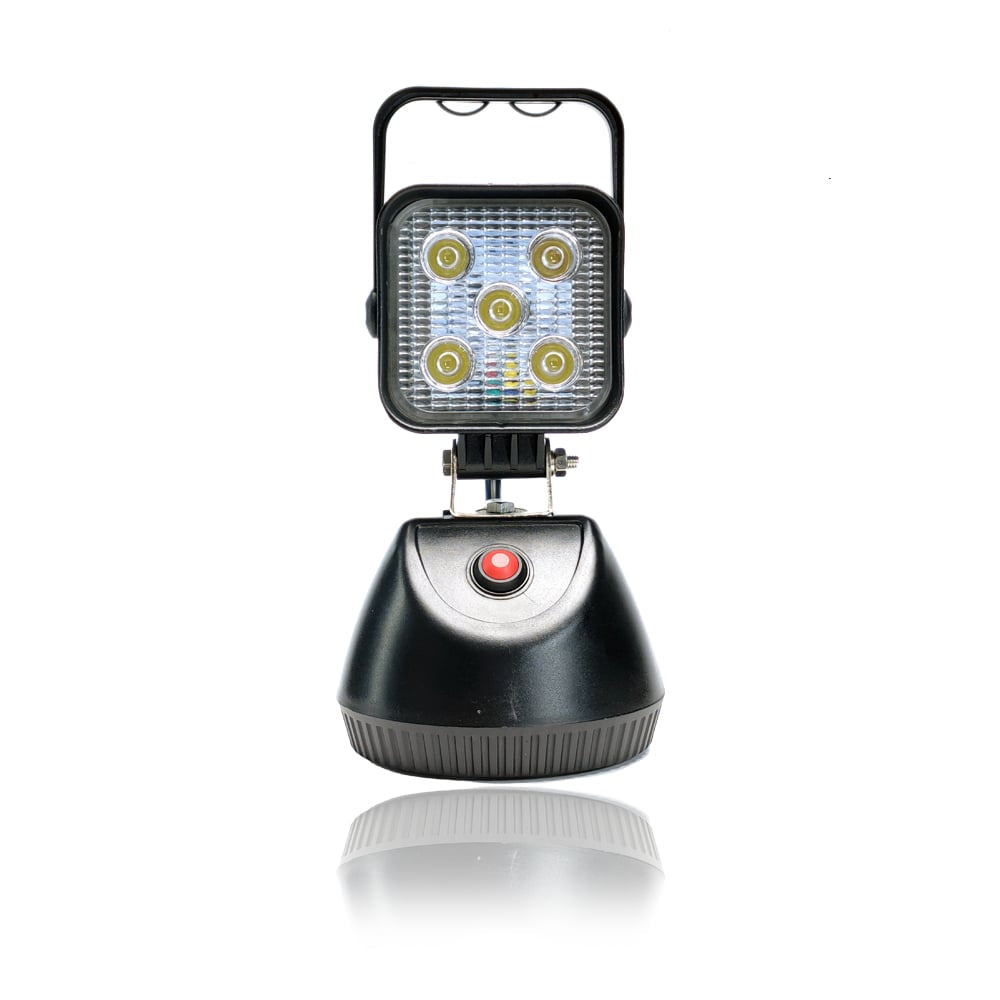 Lampă de lucru LED pătrată reîncărcabilă magnetică 12/24V