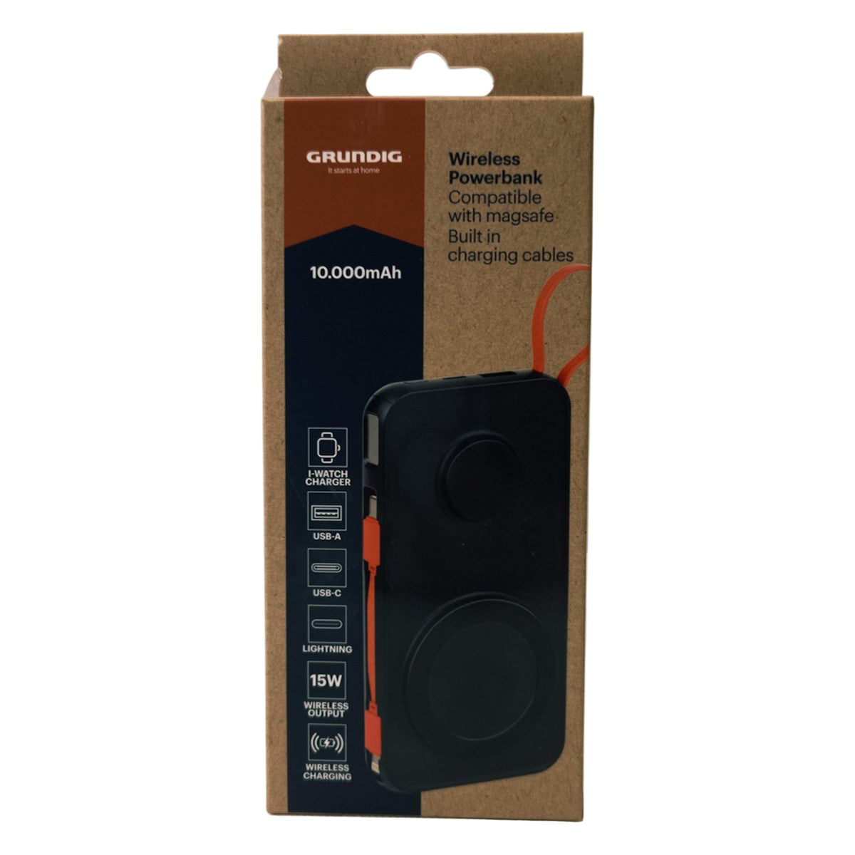 Powerbank cu încărcare wireless MagSafe 10000mAh