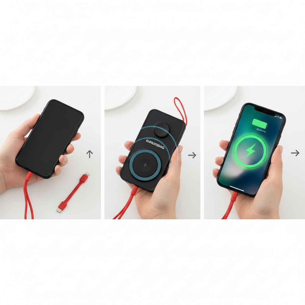 Powerbank cu încărcare wireless MagSafe 10000mAh