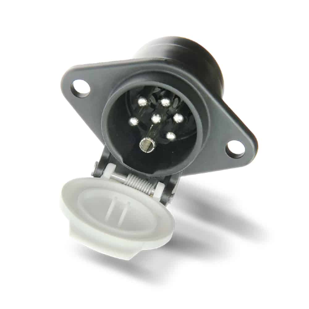 Priză electrică cu 7 poli 24V din plastic special 