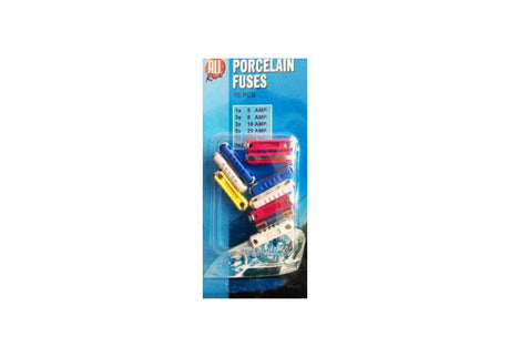Set de siguranțe 10 bucăți cilindrice din porțelan 