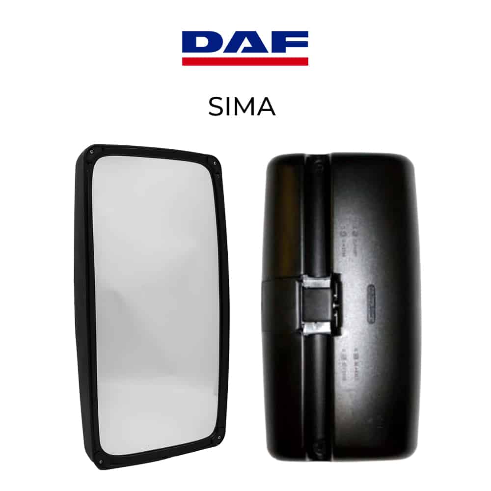 Oglindă retrovizoare pentru DAF 392x205mm 