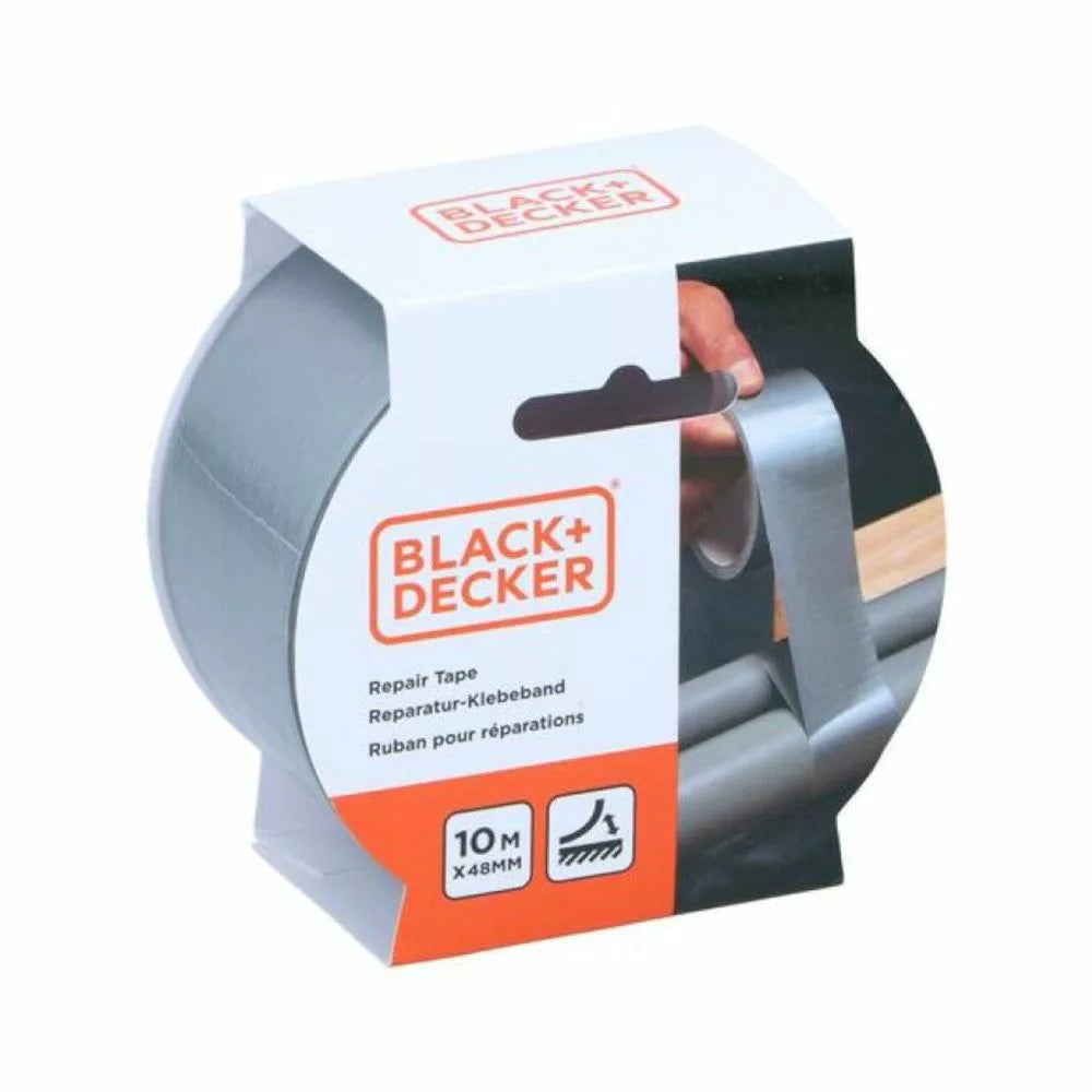 Bandă adezivă pentru prelată 10 m x 48 mm Black+Decker 