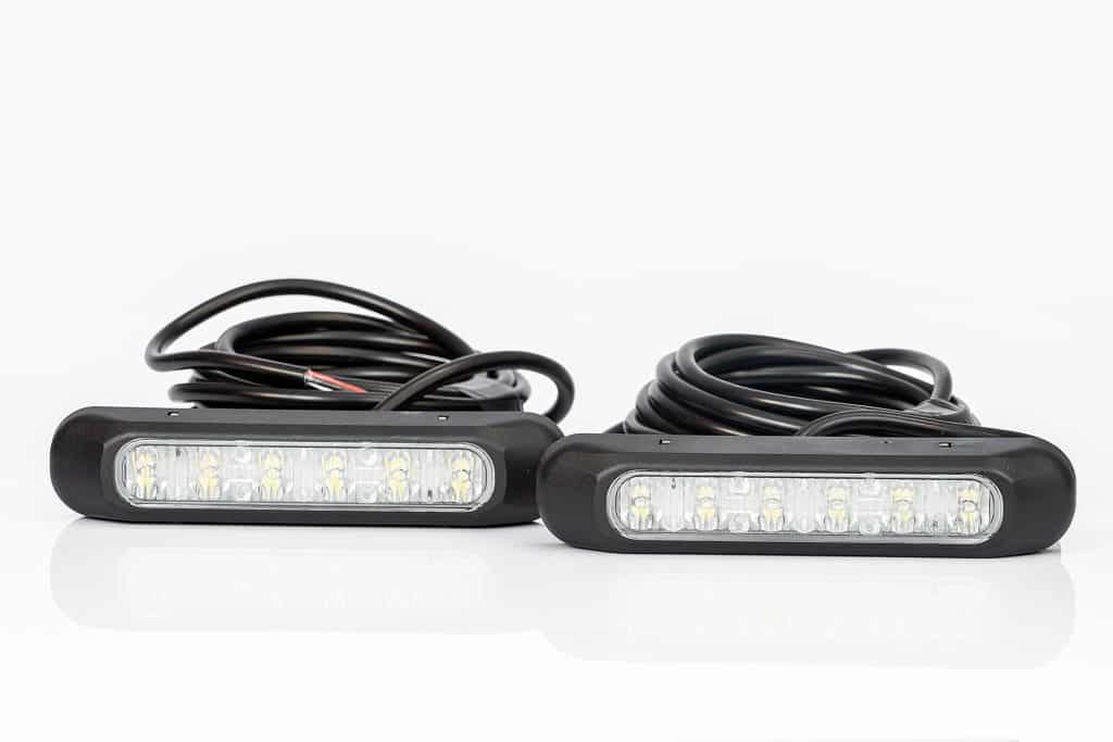 Set lumini de zi 6LED 12-36V alb 