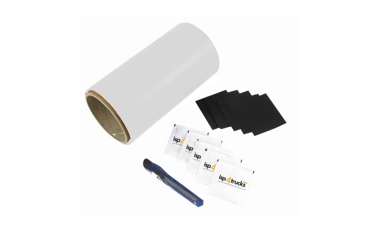 Set de reparație pentru prelată, petic 220x22cm transparent 