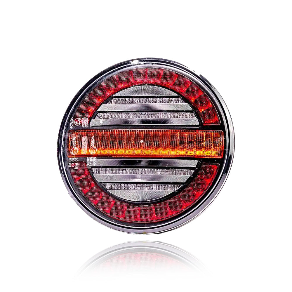Lampă cerc bandă indexată LED 12/24V transparent 
