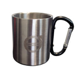 Cana metalică cu logo gravat de camion 