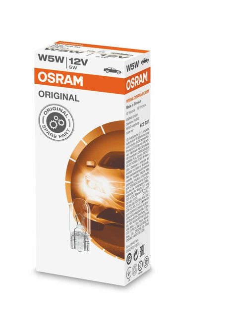 Bec LED T10 cu soclu de sticlă W5W 