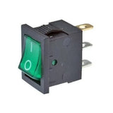 Comutator basculant unghiular 12V cu LED 