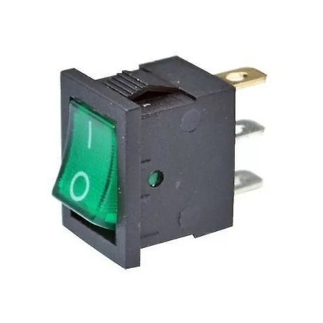 Comutator basculant unghiular 12V cu LED 
