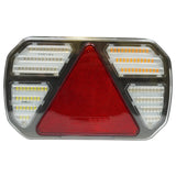 Lampă LED cu 6 funcții, prismă triunghiulară 12V-24V 