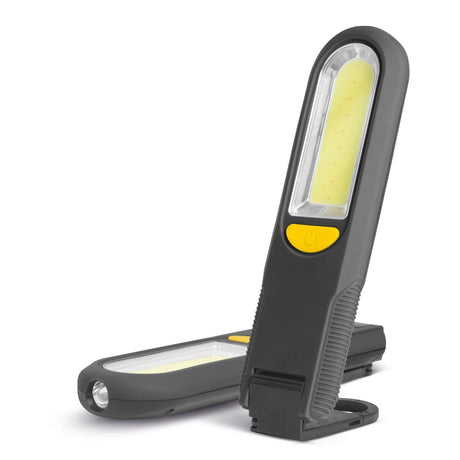 Lampă de mecanic cu cârlig magnetic - cu semnal de urgență COB + SMD LED 