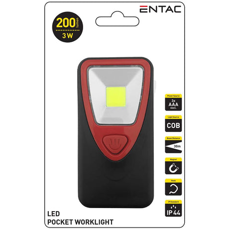 Lanternă cu LED-uri, lampă de montaj cu carcasă plată, 200 lumeni 