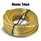 Cablu vamal din oțel de 6 mm, cu capete montate 