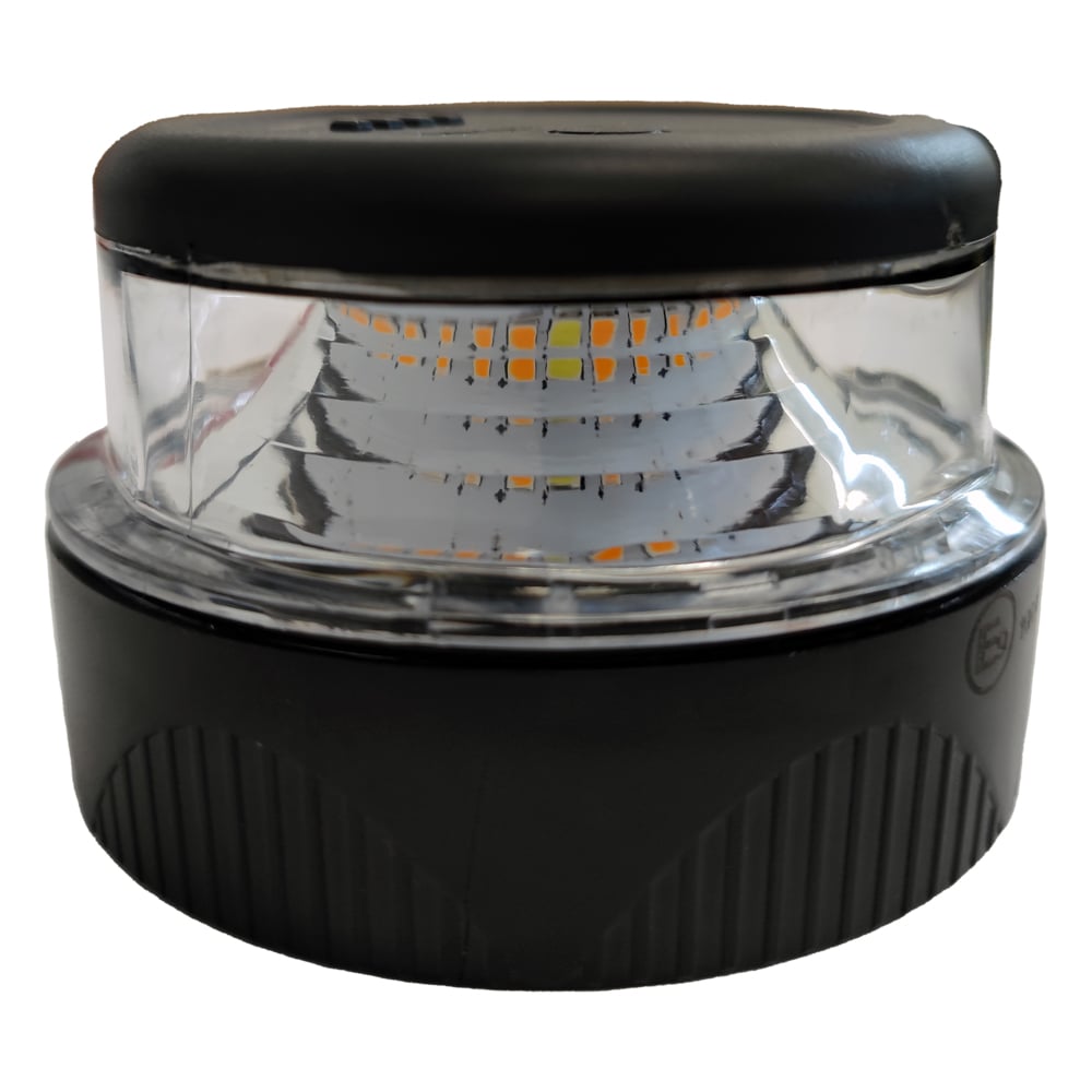 Lampa cu bliț galben avertizare de urgență cu baterii 4 funcții 