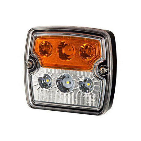 Lampă tractor poziție față și semnalizare Led mic 12/24V 