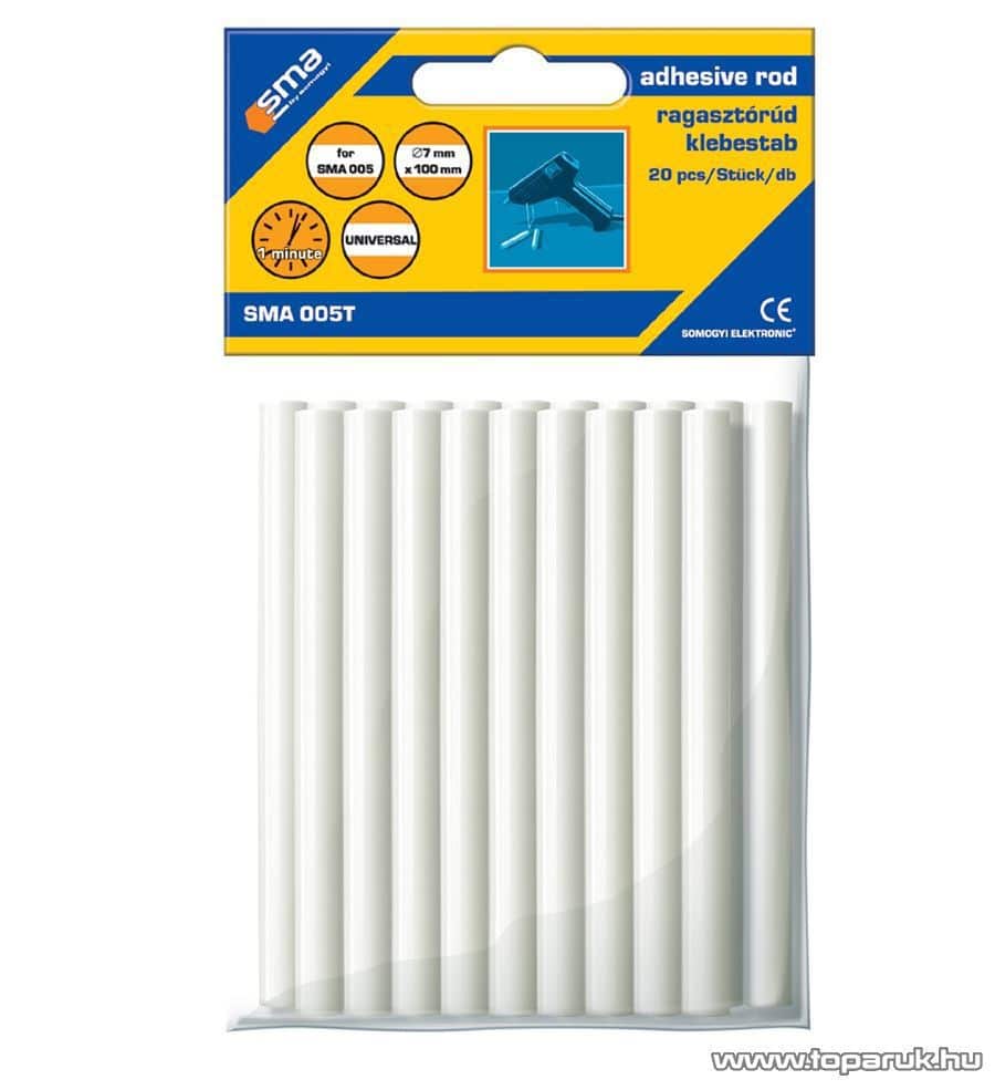 Batoane adezive pentru pistol de lipit 7x100mm, 20 buc/pachet 