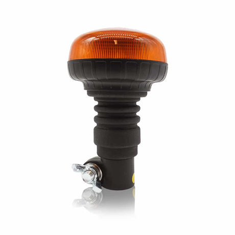 Girofar LED 18 mini portocaliu, simplu, magnetic sau cu montare pe țeavă 12V/24V