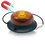 Girofar LED 18 mini portocaliu, simplu, magnetic sau cu montare pe țeavă 12V/24V