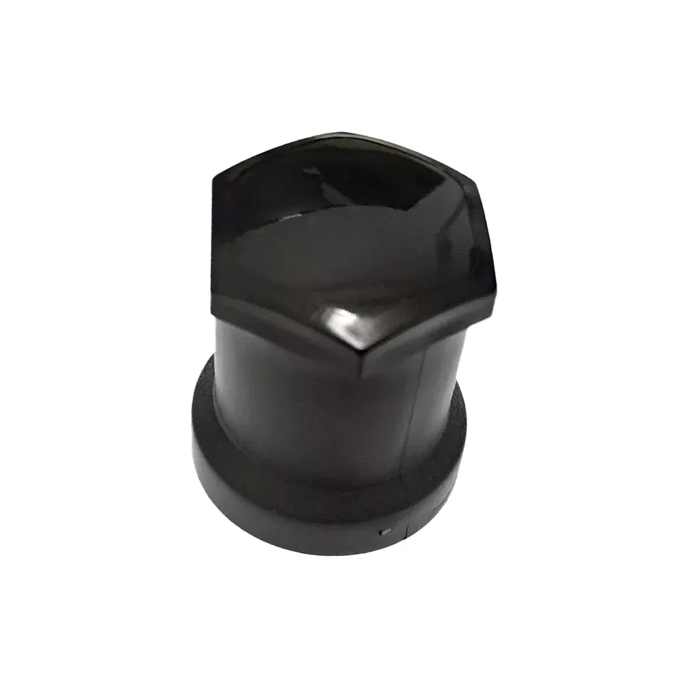 Capac cu filet negru din plastic lung rotund 32 mm 