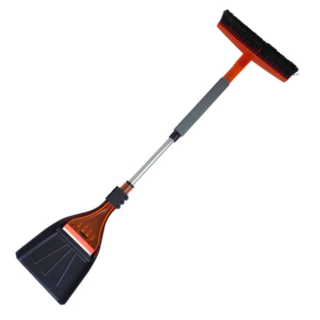 Racletă parbriz pt. gheață, telescopică, 3 în 1, lopată zăpadă, racletă și perie, 81-99 cm