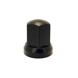 Capac cu filet din plastic negru lung 