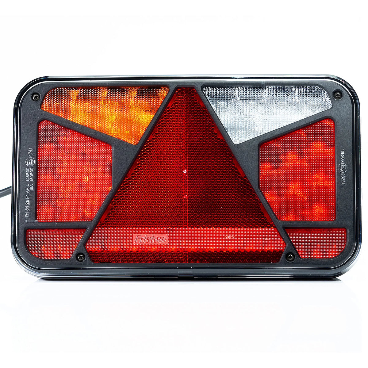 Lampă LED cu 6 funcții prizmatică triunghiulară cu conector Canbus 12V 