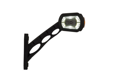Lampă de semnalizare lată cu LED mare drept, 3 funcții 