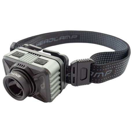 Lanternă frontală cu acumulator 1200 lumeni IP65 focalizabilă, cu senzor 
