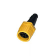Conector lampă 6 poli galben 