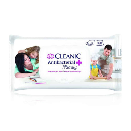 Șervețele umede hârtie igienică antibacteriană 60buc 
