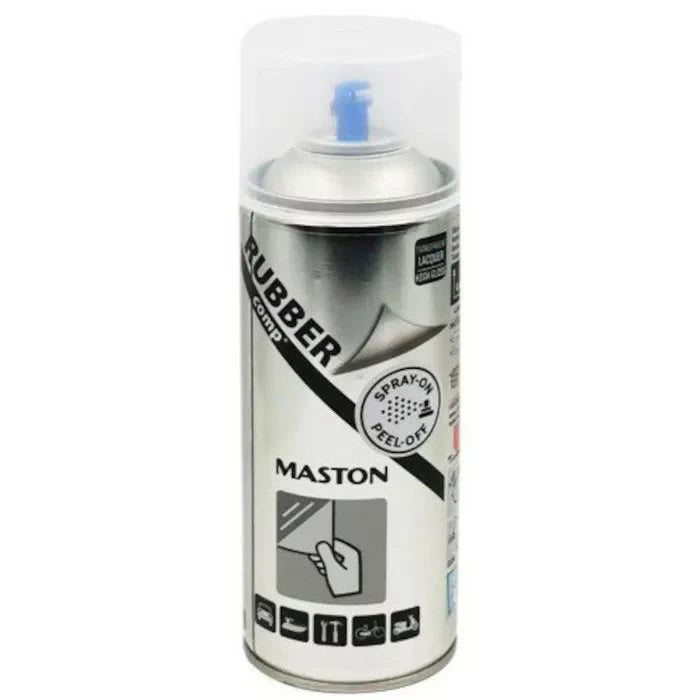 Spray vopsea cauciucată, incoloră, cu luciu înalt, Rubber, 400 ml